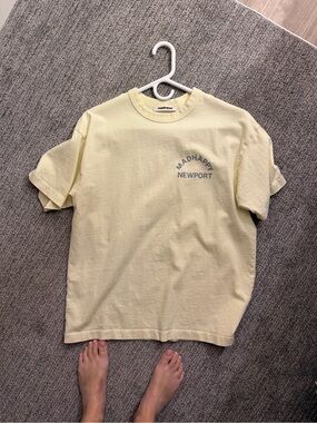 Madhappy Newport T-Shirt in Yellow